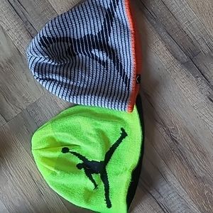 Kids Jordan reversible beanies